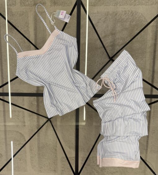 Pyjama bustier pantalon primark " bleu à rayures "