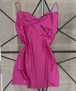 Alternative view of Nuisette Perlé " Fushia  "