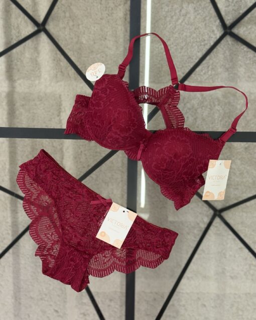 Ensemble 2 pcs " Bordeaux "