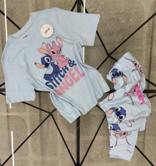 Pyjama Haut demi manche Primark - Stitch & angel -