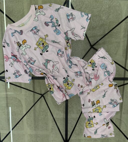 Pyjama Haut demi manche Primark - Bob l'éponge -