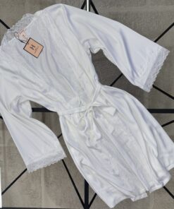 Alternative view of Ensemble nuisette peignoir "blanc"