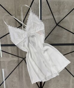 Alternative view of Ensemble nuisette peignoir "blanc"