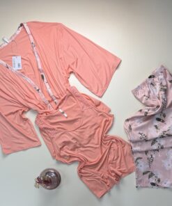 Alternative view of Pyjama 3 Pcs " Orange "