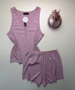 Pyjama short " Rose "