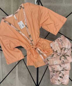 Alternative view of Pyjama 3 Pcs " Orange "