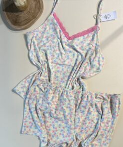 Pyjama short bustier - Primark - " Multi à fleurs "