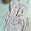 Pyjama bustier short  - rose -