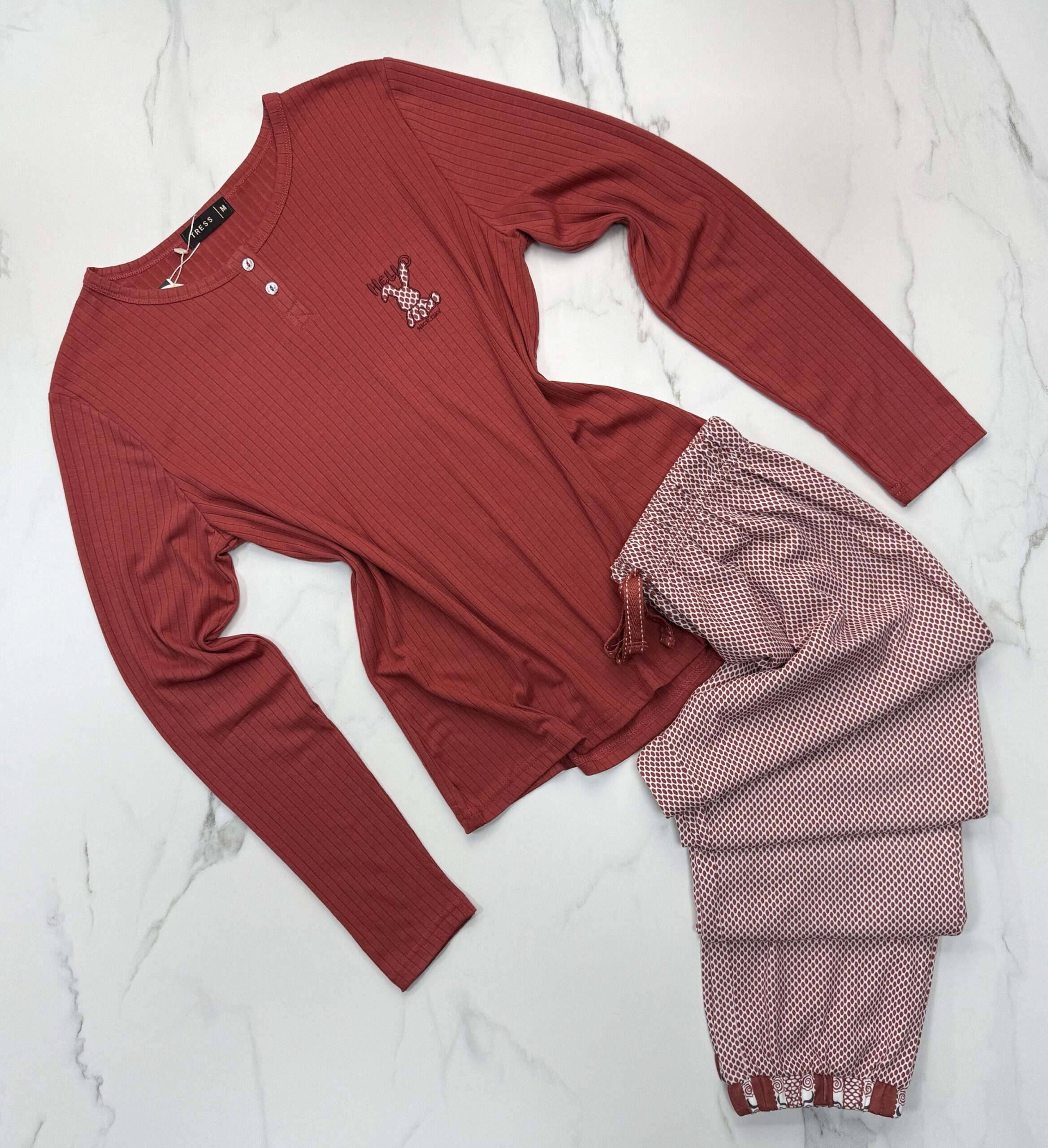 Pyjama Manche longue "Orange"