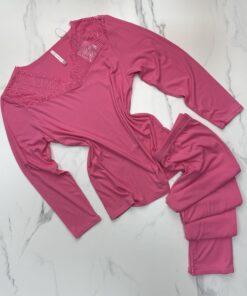 Pyjama manche longue "Fushia"