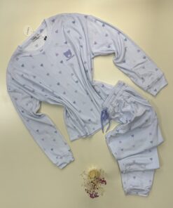 Pyjama haut manche longue"Bleu"