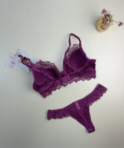 Alternative view of Ensemble 2 pcs - H - aubergine