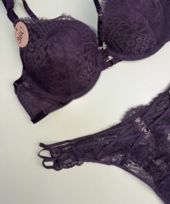 Alternative view of Ensemble 2pcs -H-"Aubergine"