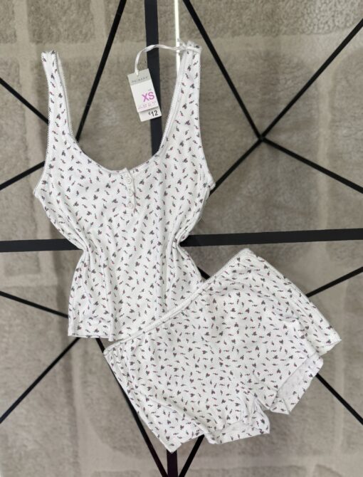 Pyjama short bustier Primark  " à fleurs "