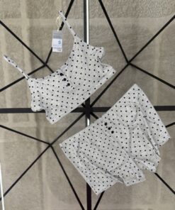 Pyjama short crop top - Primark - " gris "