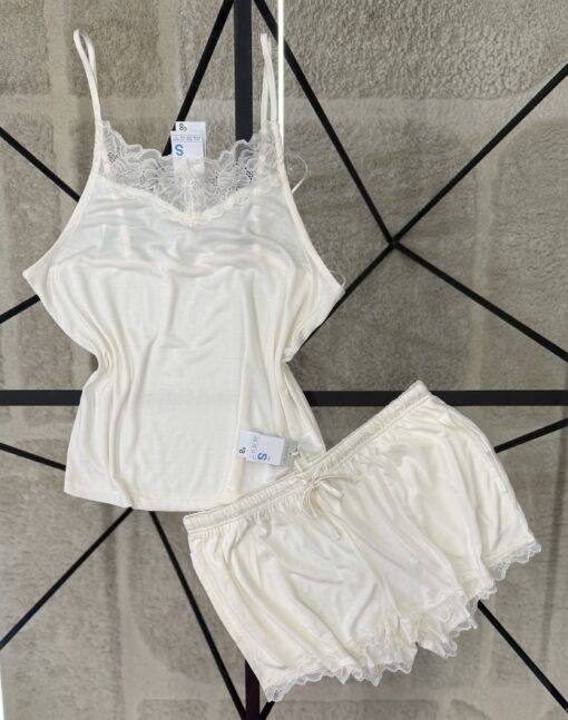 Pyjama short - bustier - Primark - " blanc "