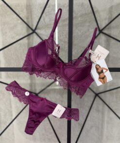 Ensemble 2 pcs - H - aubergines