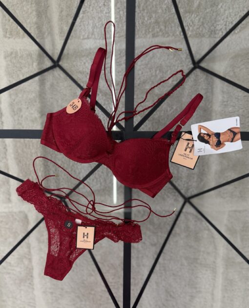 Ensemble 2 pcs H " Bordeaux " Push Up