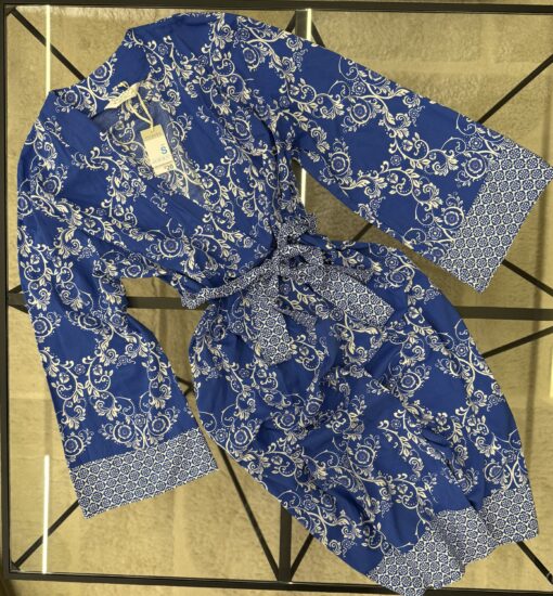 Peignoir  - Primark - motifs bleu