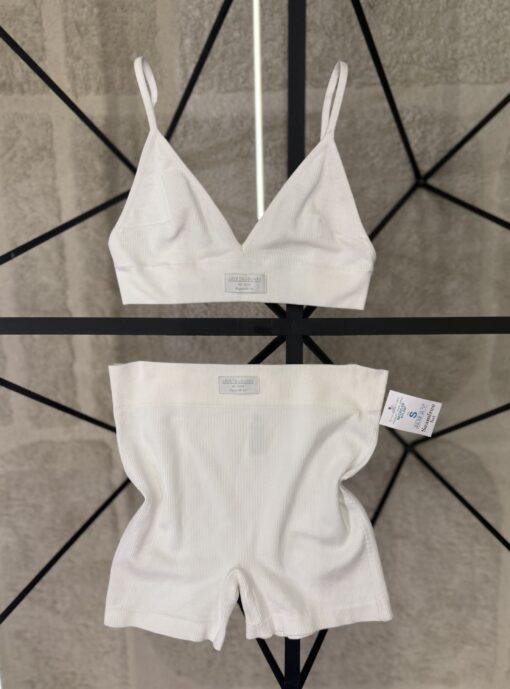 Short - brassière - Primark - blanc