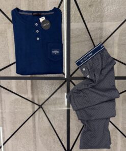 Alternative view of Pyjama homme "Bleu"