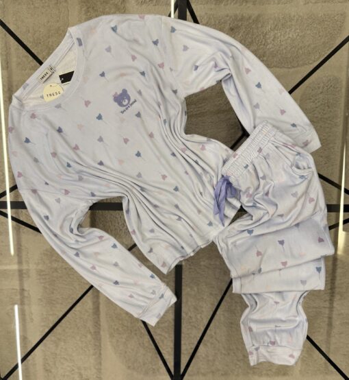 Pyjama haut manche longue"Bleu"