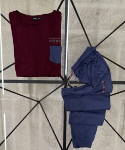 Alternative view of Pyjama homme "Bordeaux"