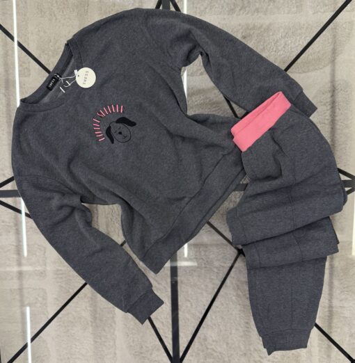 Pyjama haut manche longue "Gris"