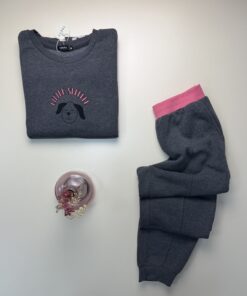 Alternative view of Pyjama haut manche longue "Gris"