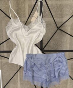 Ensemble short - bustier en satin - Etam -