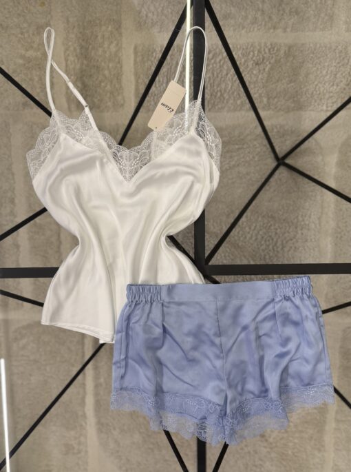 Ensemble short - bustier en satin - Etam -