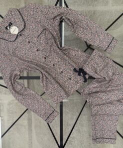Pyjama Boutonnée "Leopard Rose"