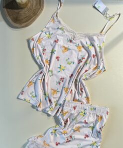 Alternative view of Pyjama short bustier - Primark - " Motif fruit "