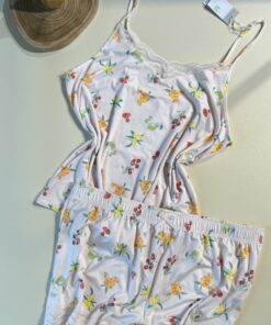 Pyjama short bustier - Primark - " Motif fruit "