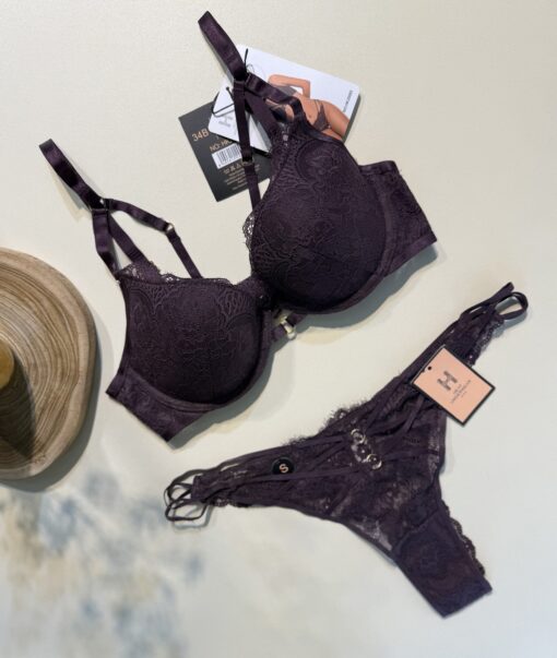 Ensemble 2pcs -H-"Aubergine"