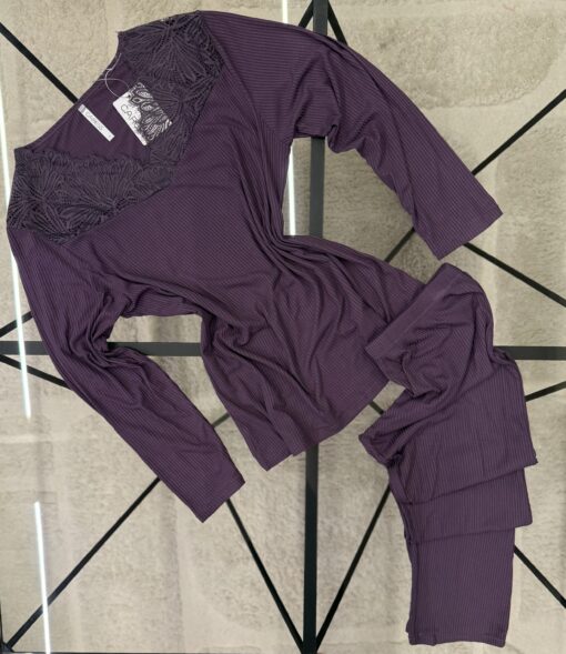 Pyjama manche longue "Violet"