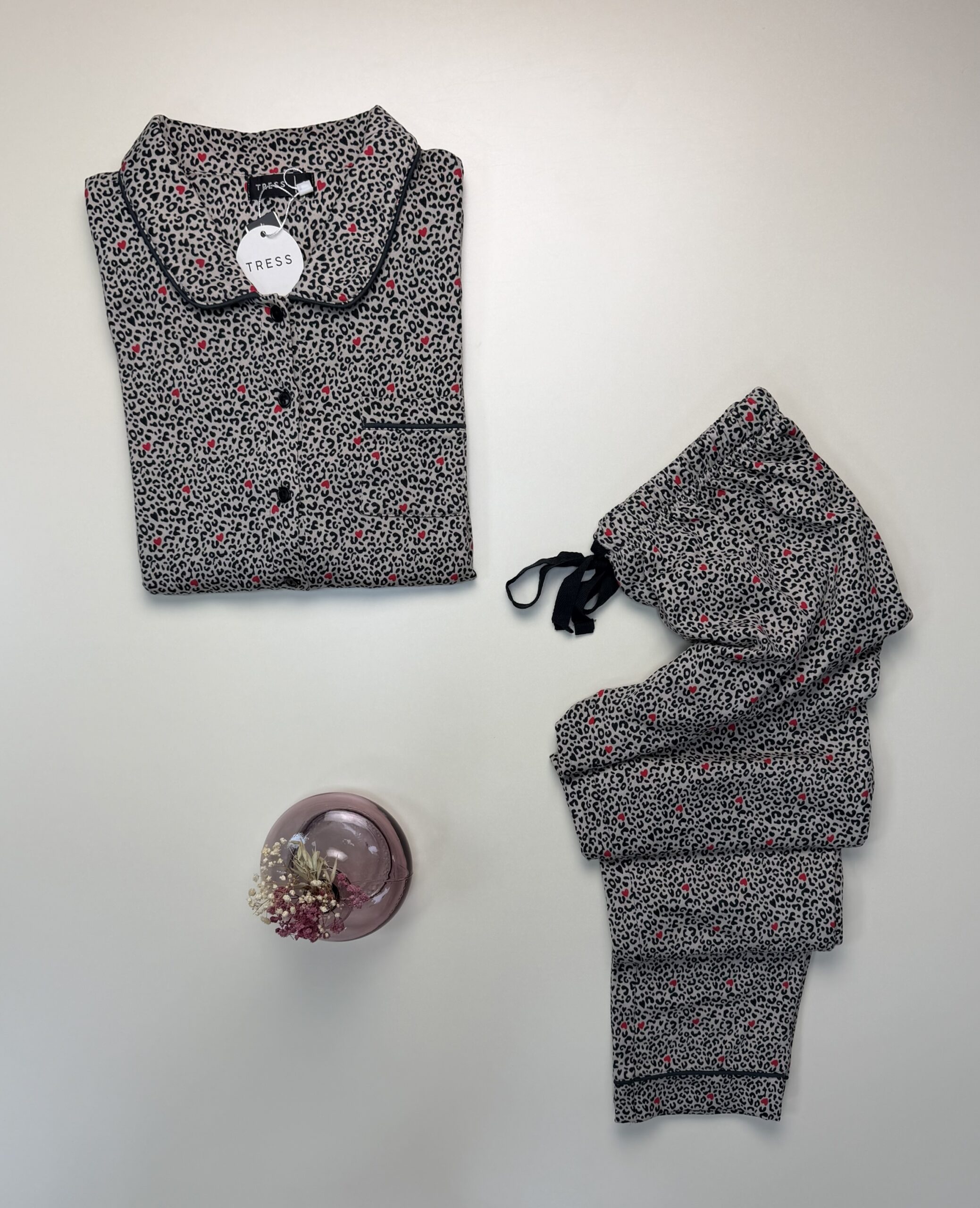 Pyjama Boutonnée "Leopard Beige" – Image 2