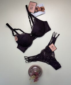 Ensemble 2pcs -H-"Aubergine"