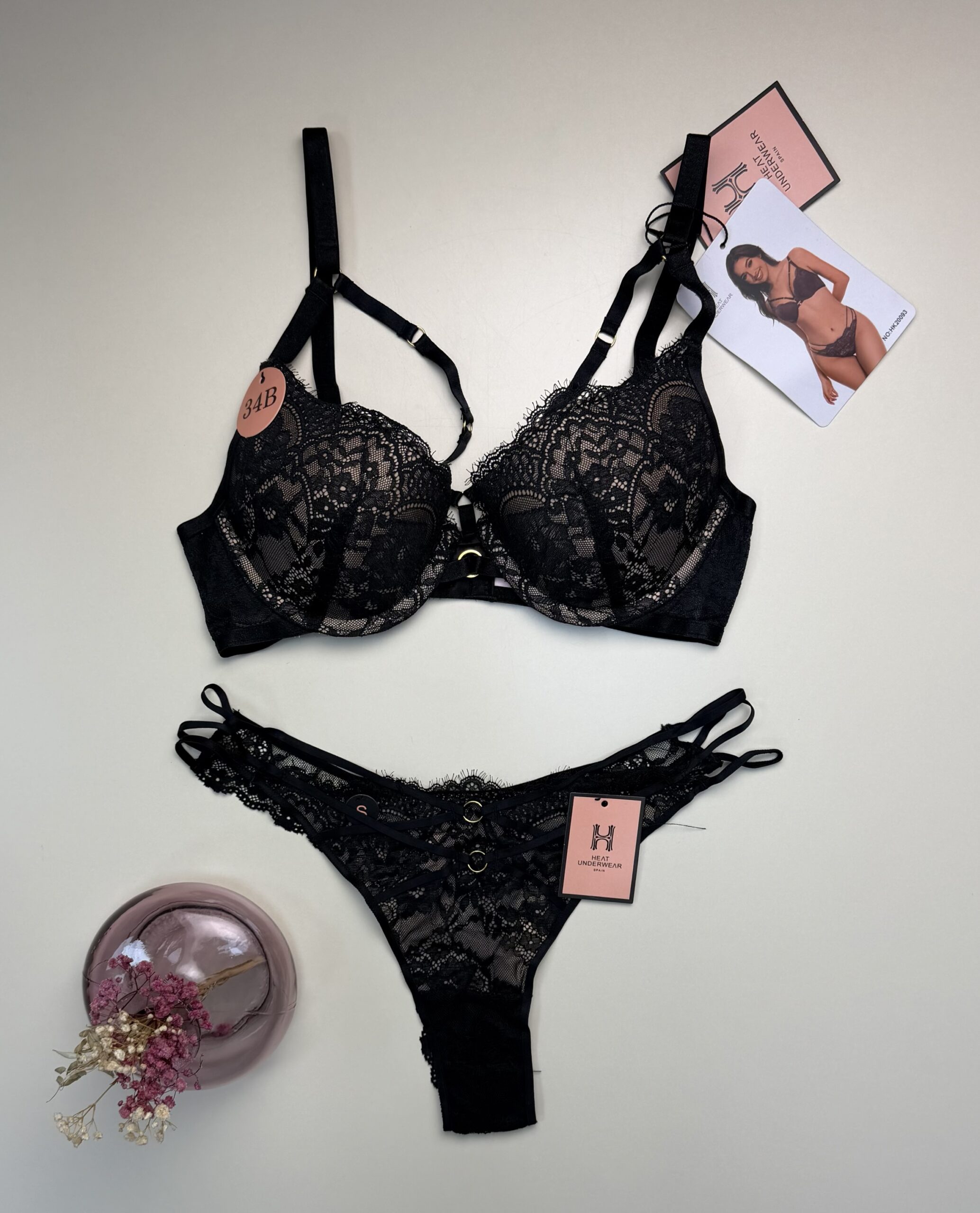 Ensemble 2pcs -H-"Noir" – Image 2