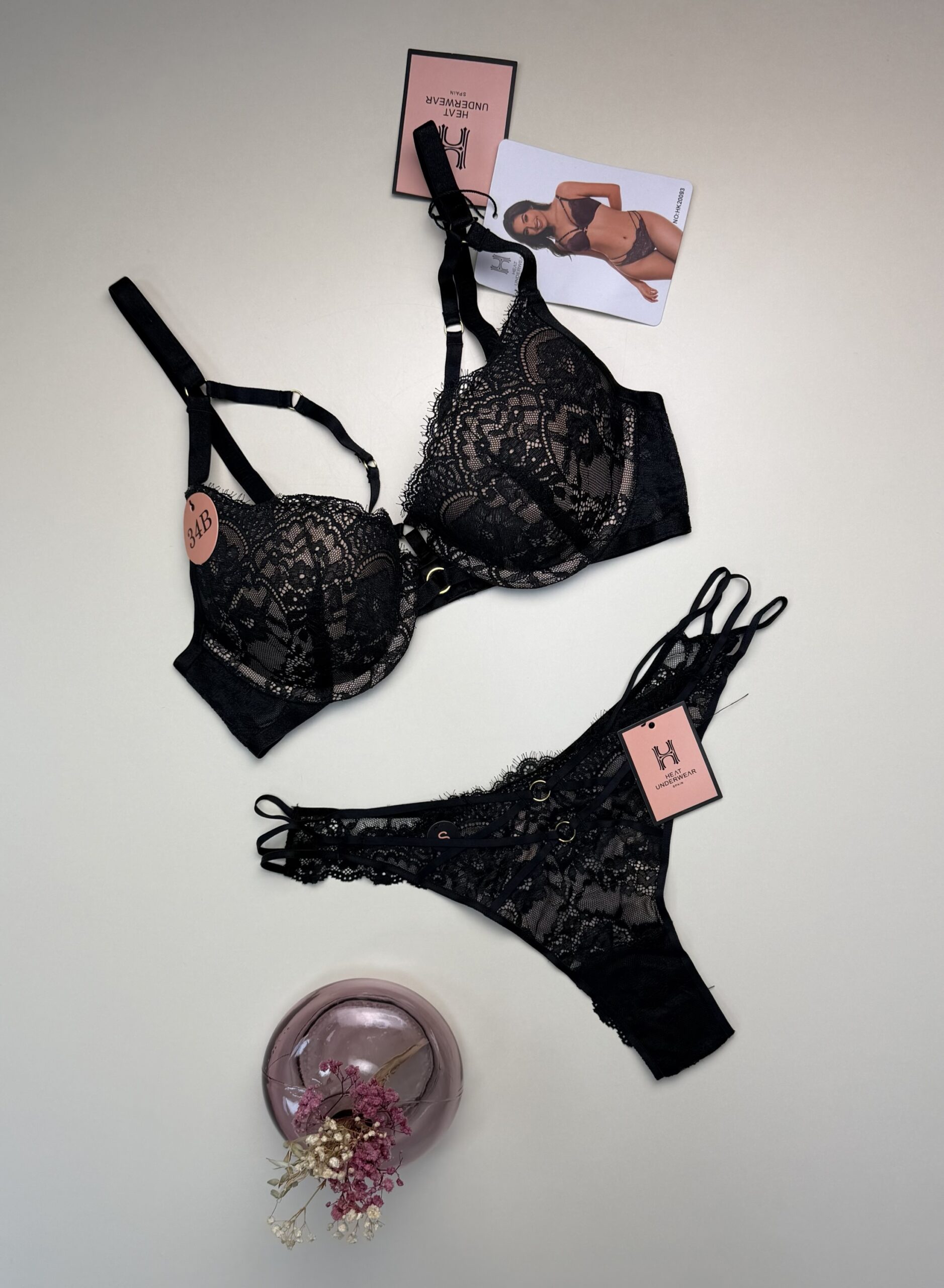 Ensemble 2pcs -H-"Noir"