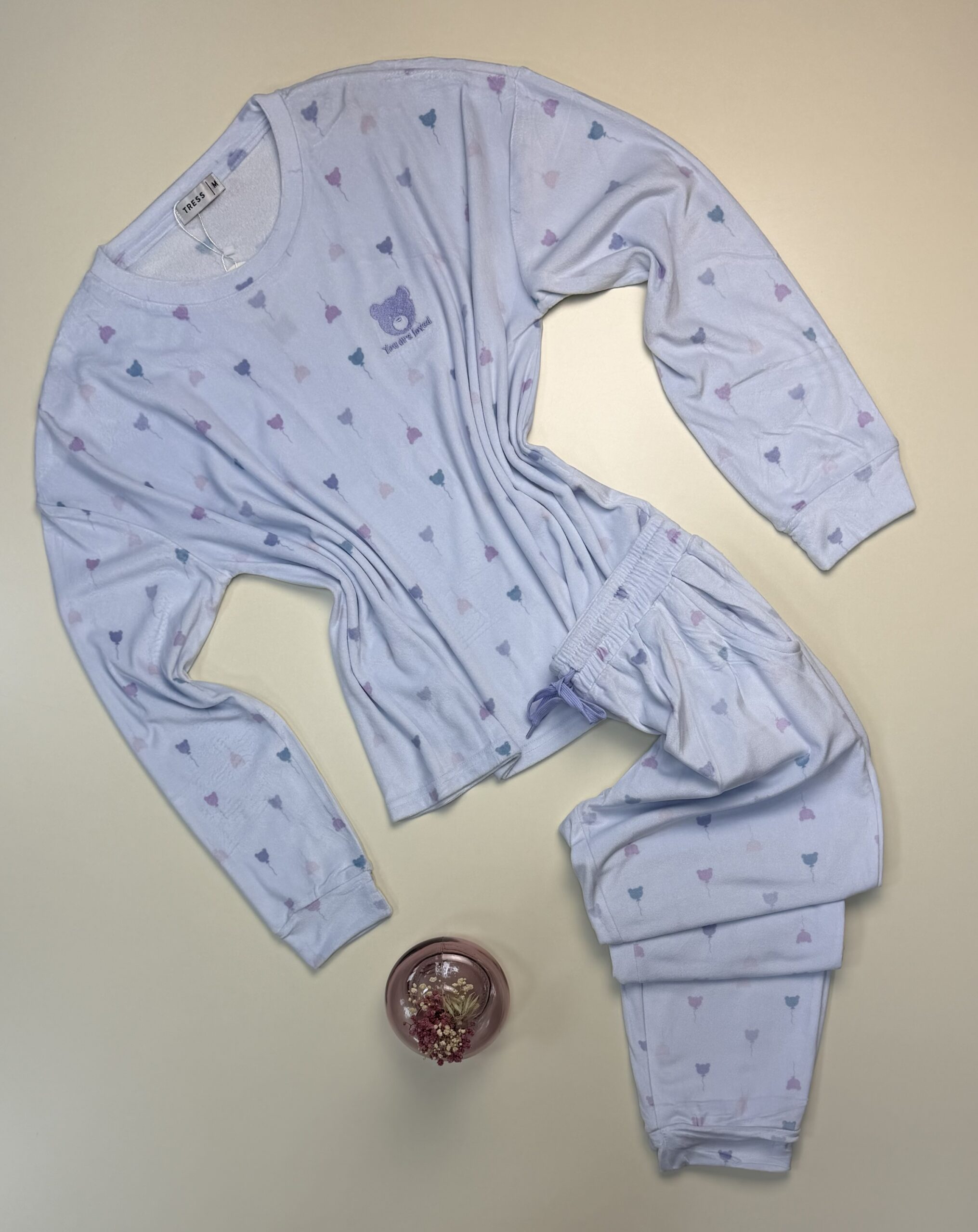 Pyjama haut manche longue"Bleu"