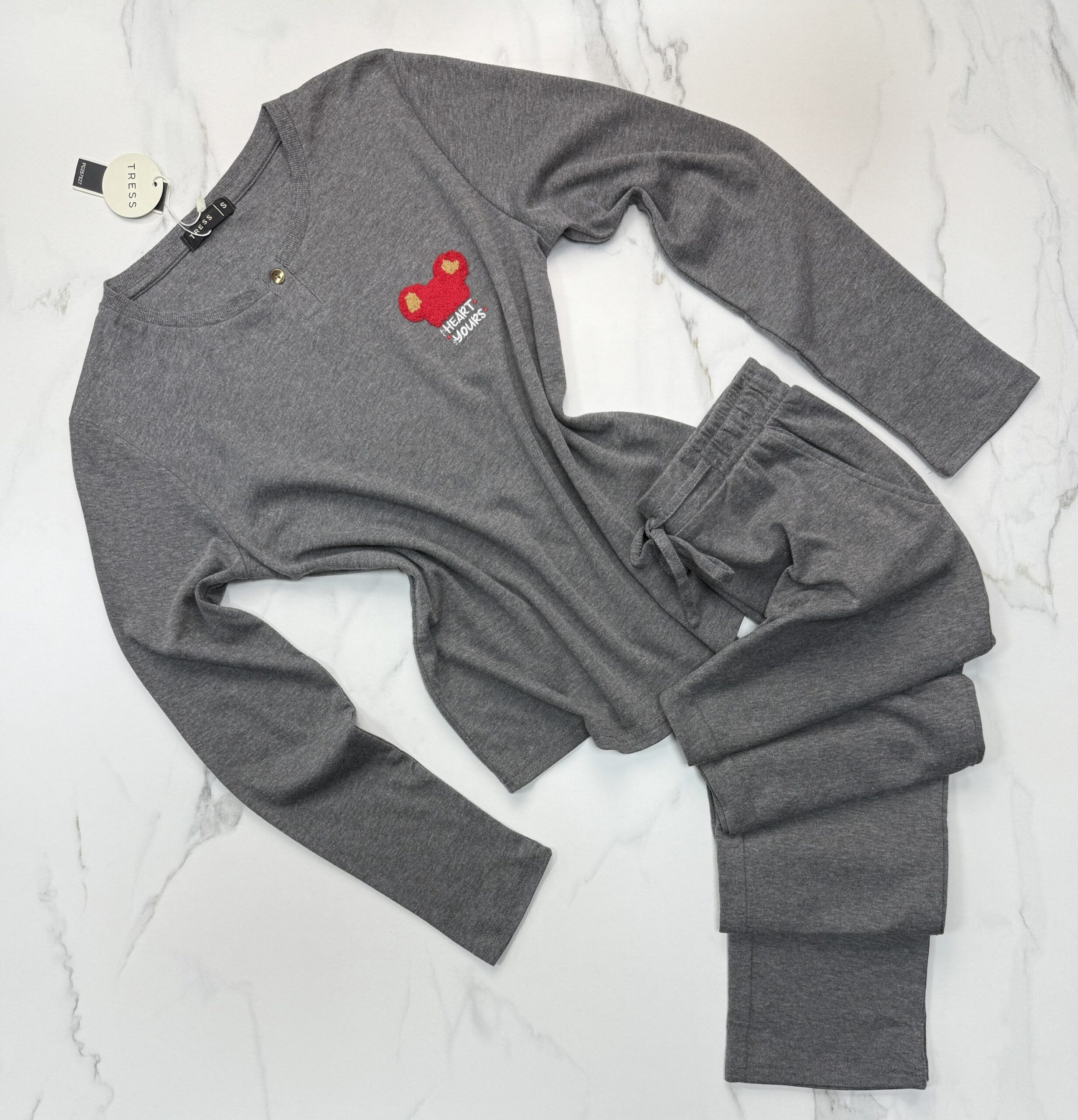 Pyjama manche longue "Gris"