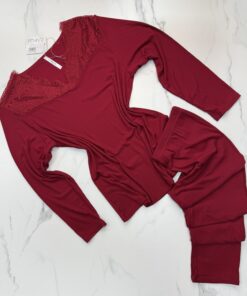 Pyjama manche longue "Rouge"