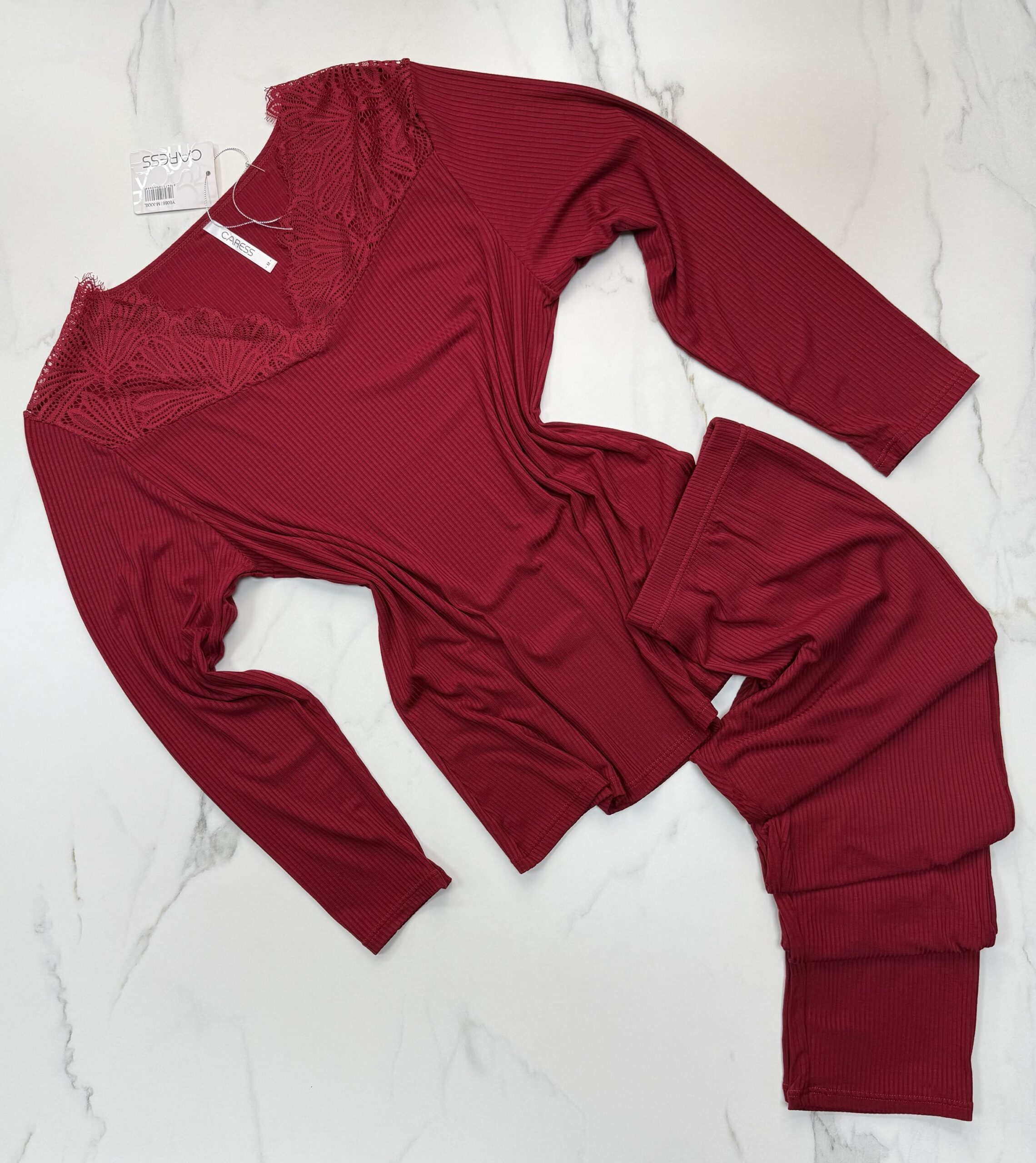 Pyjama manche longue "Rouge"