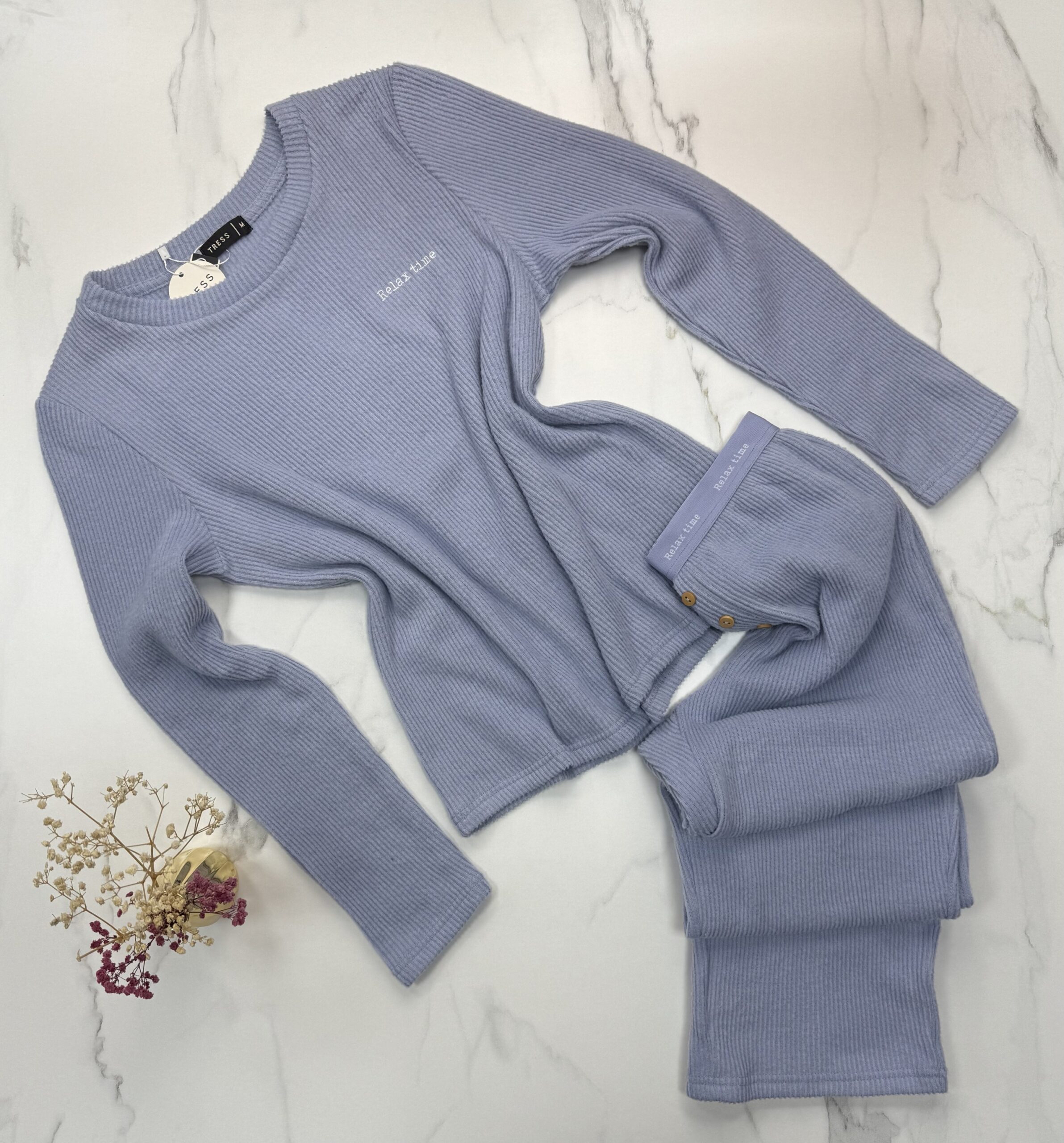 Pyjama manche longue "Bleu"