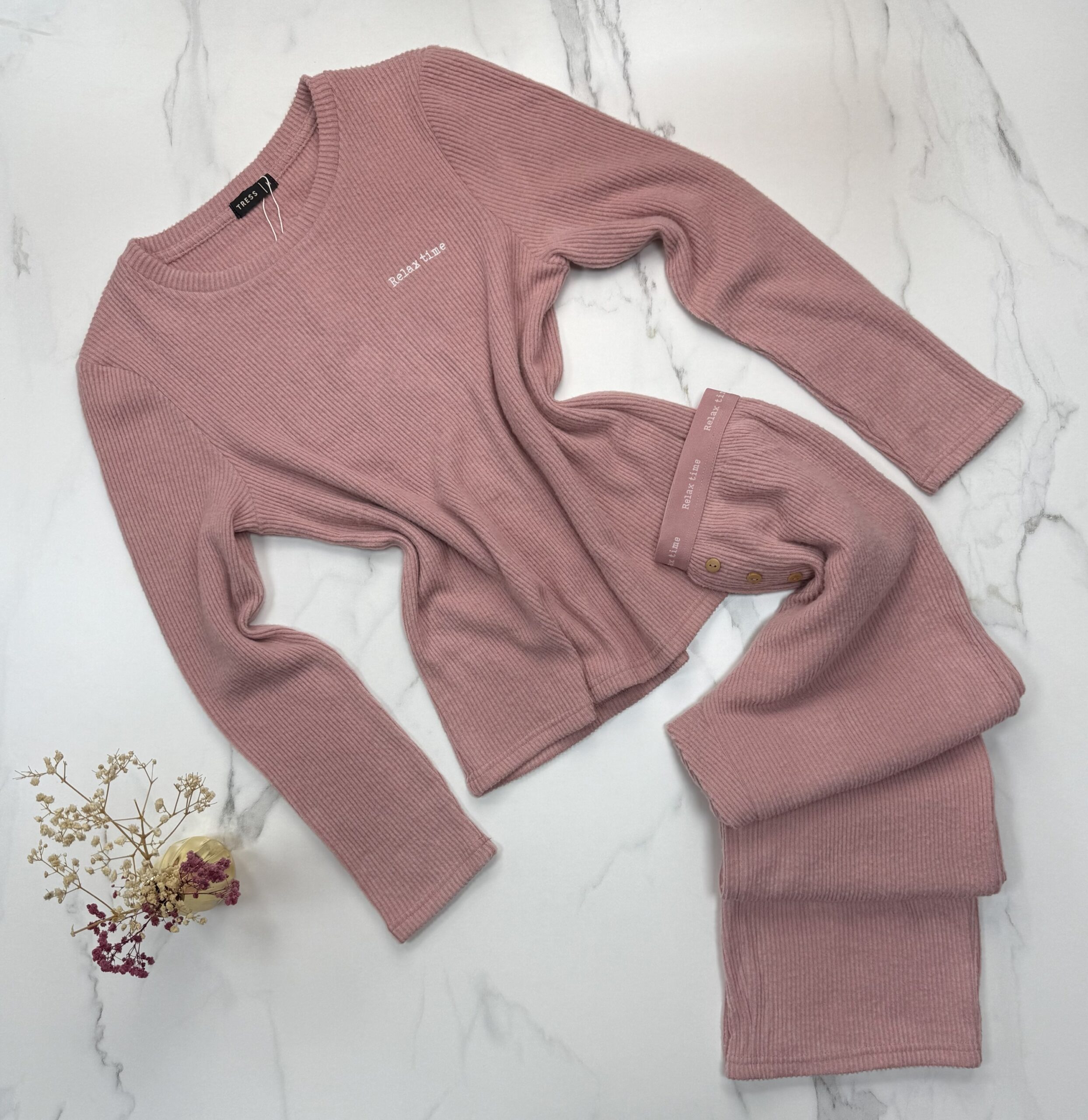 Pyjama manche longue "Rose"