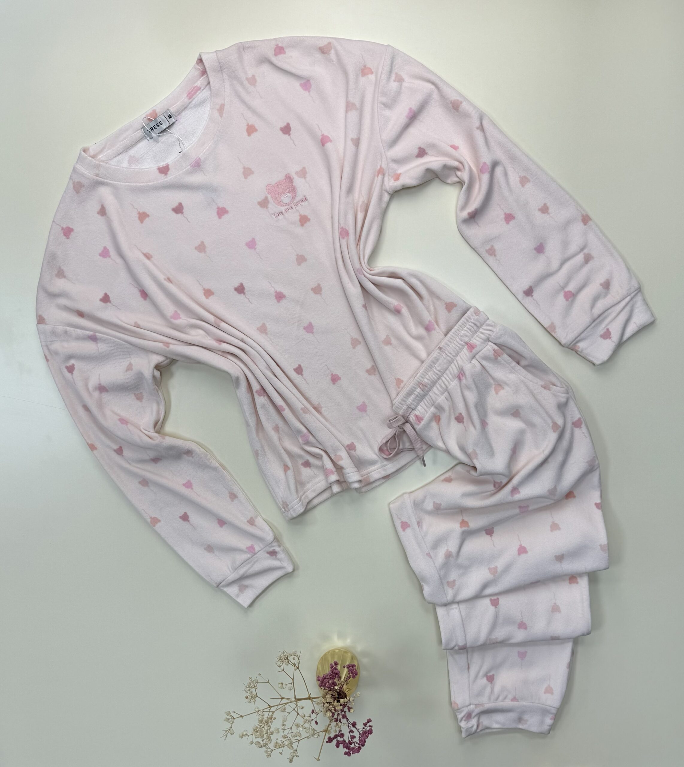 Pyjama haut manche longue "Rose"