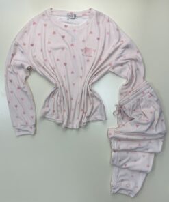 Alternative view of Pyjama haut manche longue "Rose"