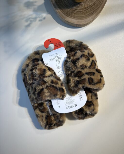 Pantoufle Fourrure Primark "Leopard"
