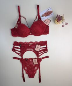 Ensemble  3 pcs H "Rouge" Push up